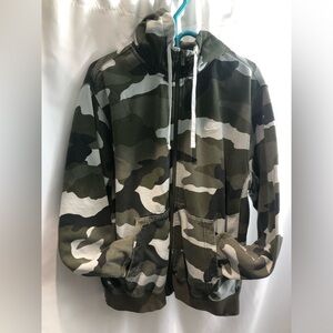 Nike Gray Cotton Blend Hoodie